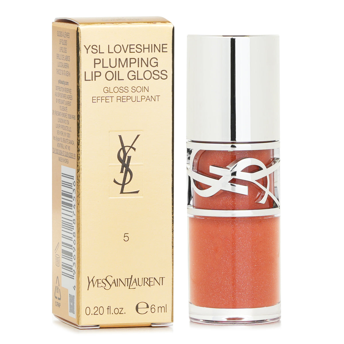 Yves Saint Laurent Loveshine Plumping Lip Oil Gloss - # 5 California Sunshine