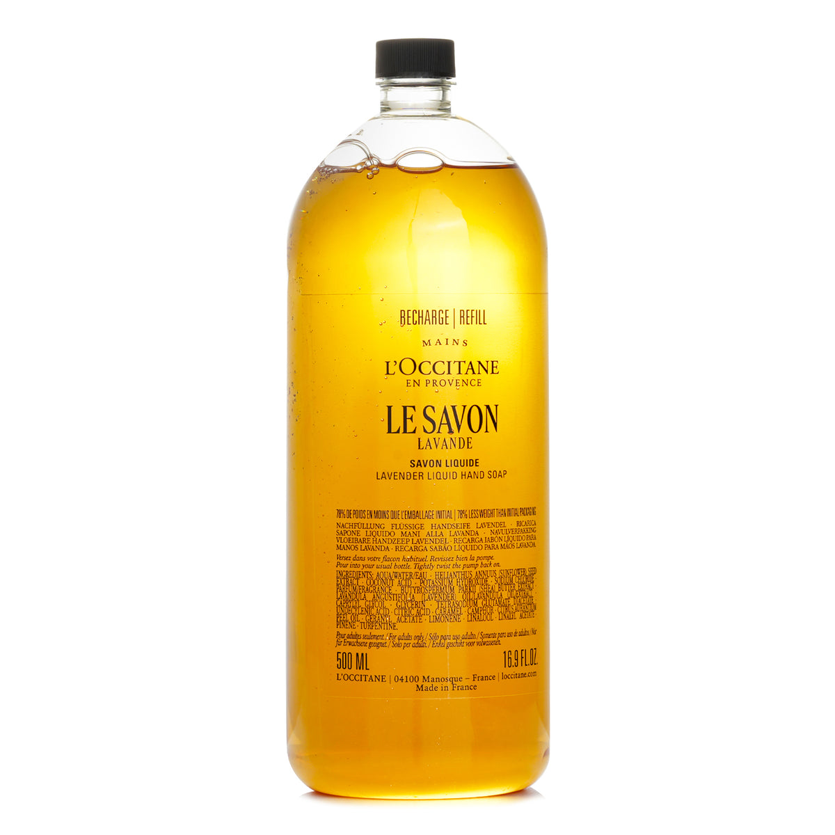 L'Occitane Shea Lavender Liquid Hand Soap Refill 500ml