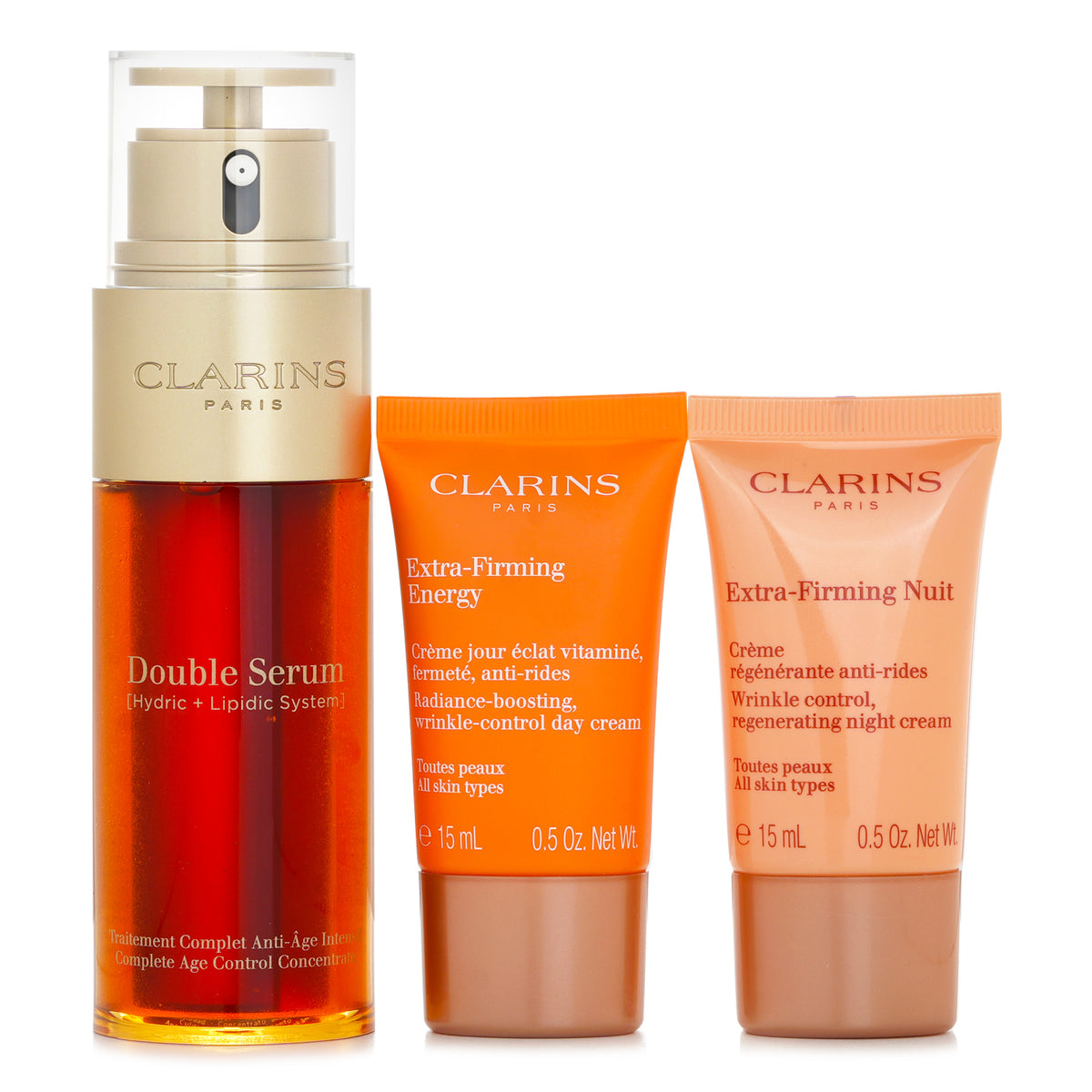 Clarins Double Serum & Extra-Firming Collection: Double Serum 50ml + Day