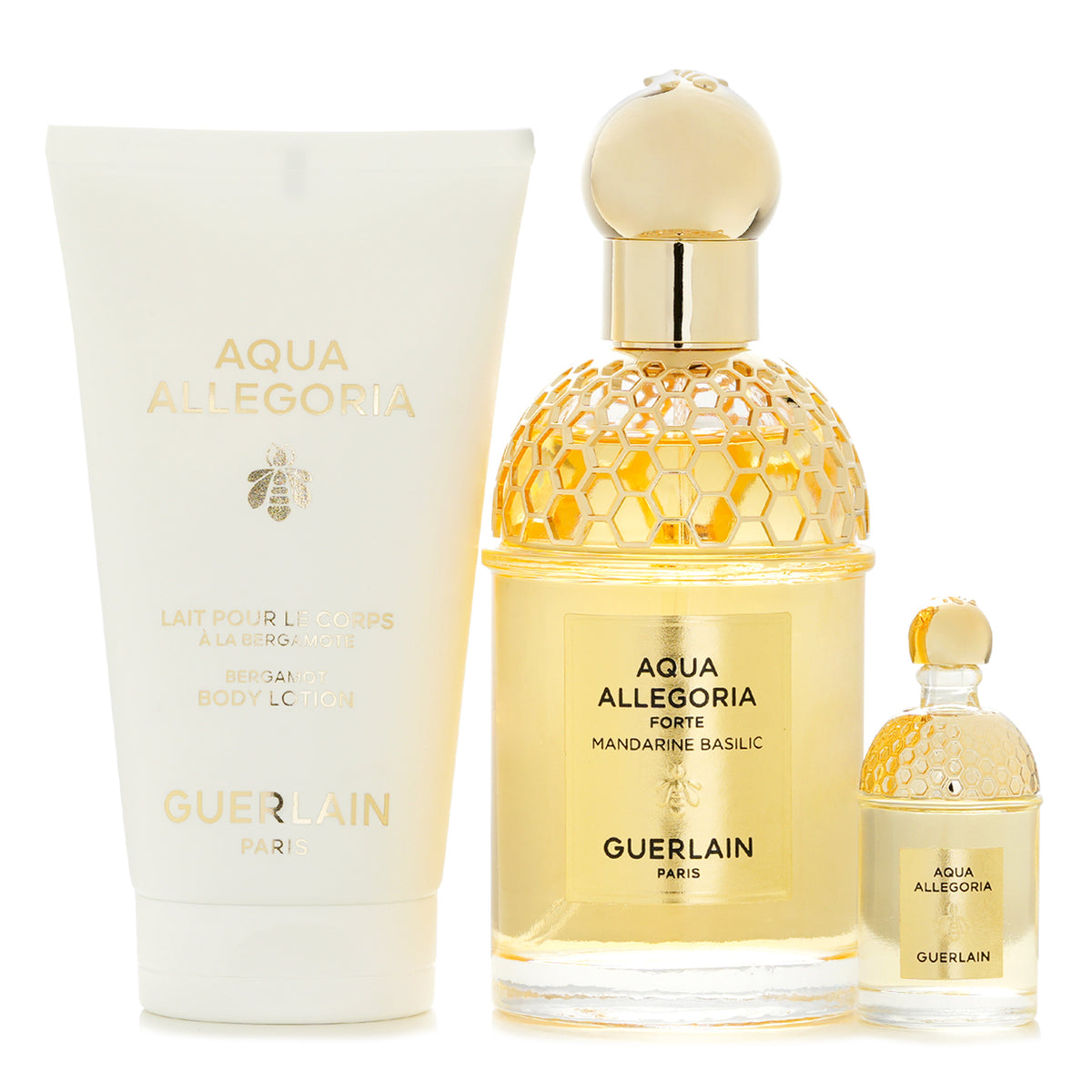 Guerlain Aqua Allegoria Forte Mandarine Basilic Gift Set EDP 75ml+7.5ml+ Body