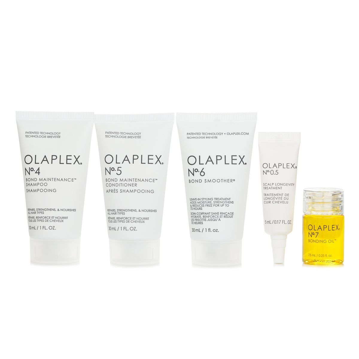 Olaplex Olaplex The Healthy Hair Discovery Set: No4 30ml+No5 30ml+No0.5 5ml+No6