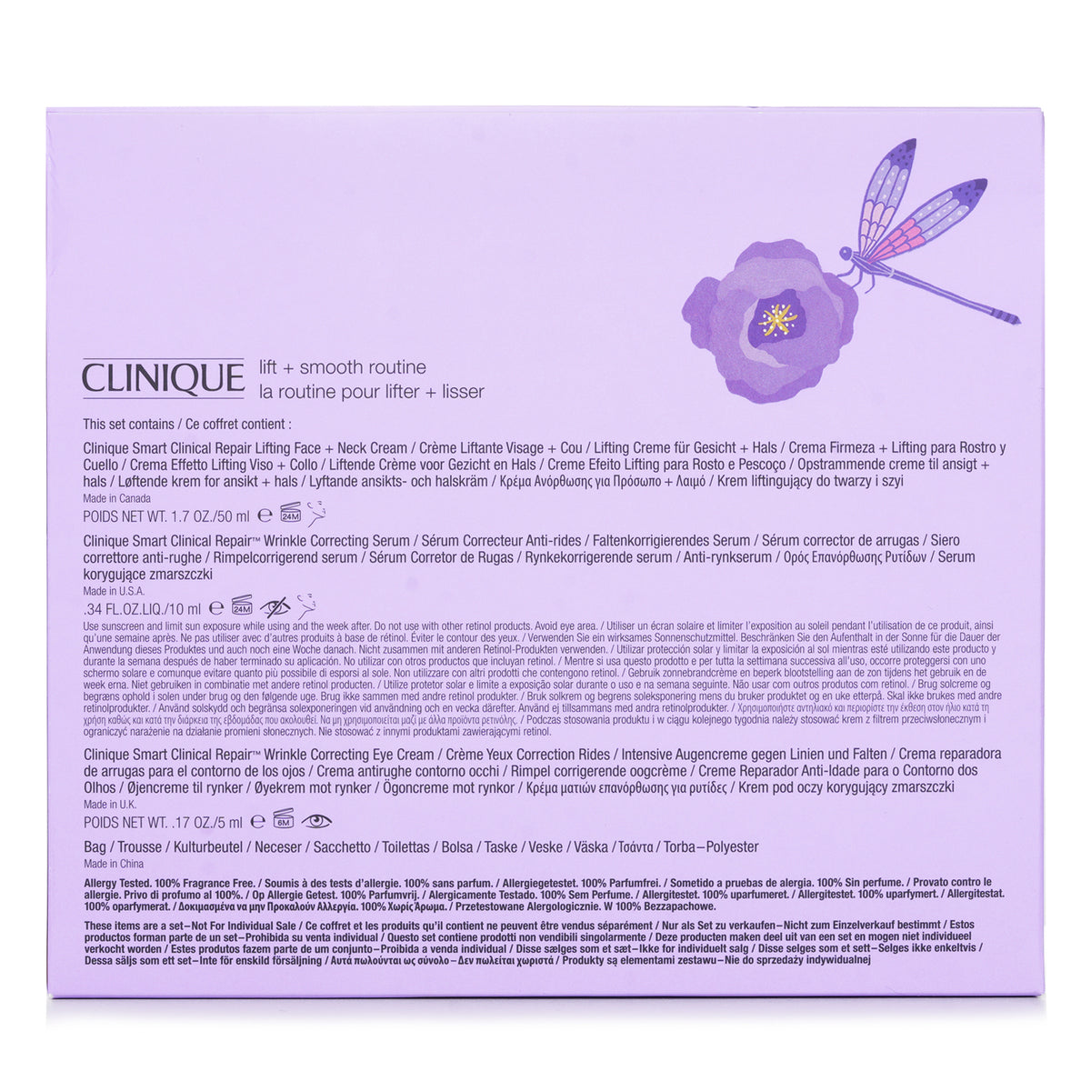 Clinique Smart Clinic.Set: Lifting Face+Neck Cream 50ml+Wrinkle Correcting