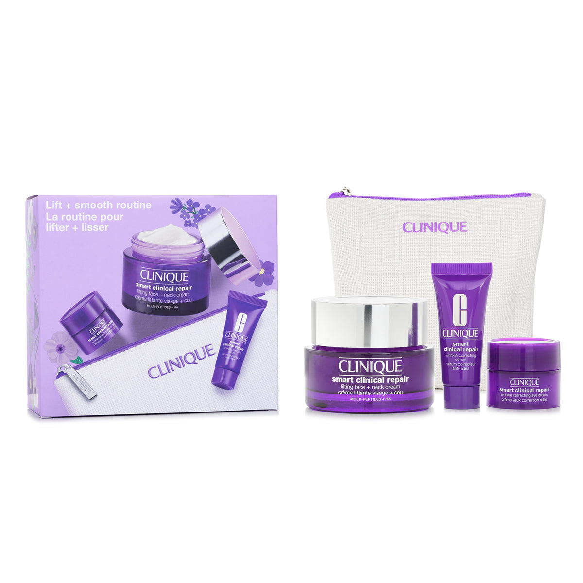 Clinique Smart Clinic.Set: Lifting Face+Neck Cream 50ml+Wrinkle Correcting