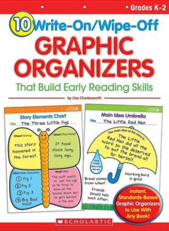 10 Write-On/Wipe-Off Graphic Organizers