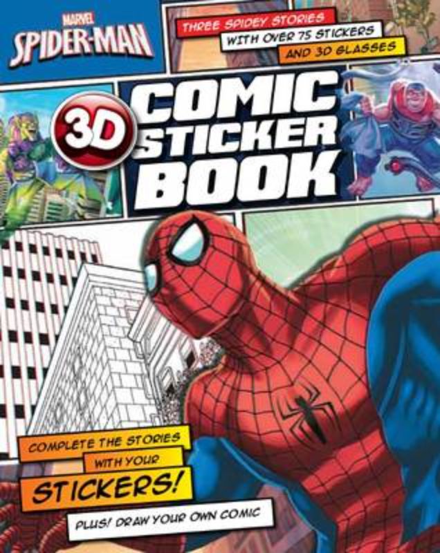 Spidermn 3d Comic Sticker Book