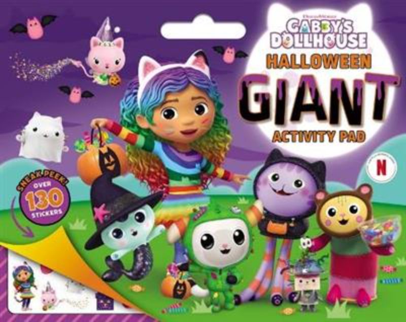 Gabby'S Dollhouse: Halloween Giant Activity Pad (Dreamworks)