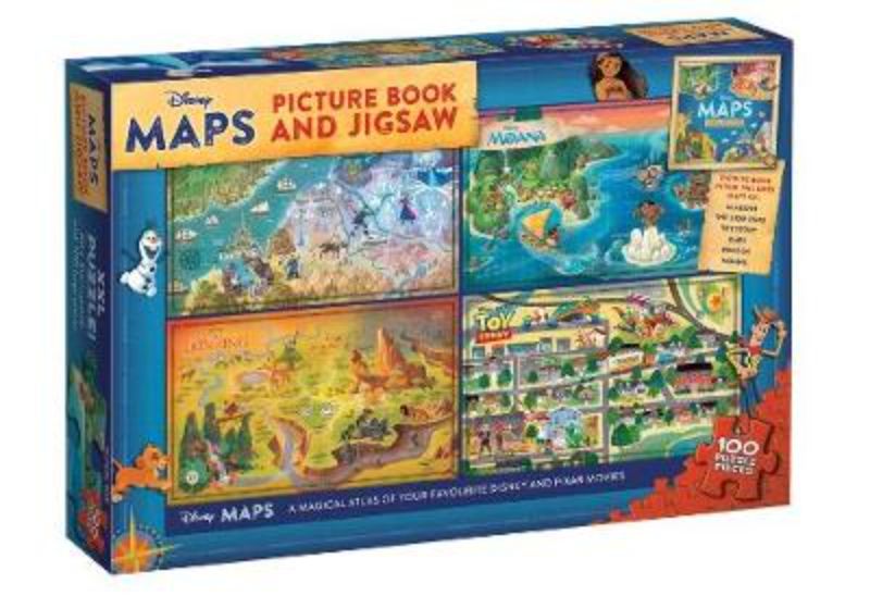 Disney Maps Pic Bk And Jigsaw