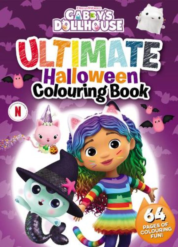 Gabby'S Dollhouse: Ultimate Halloween Colouring Book (Dreamworks)