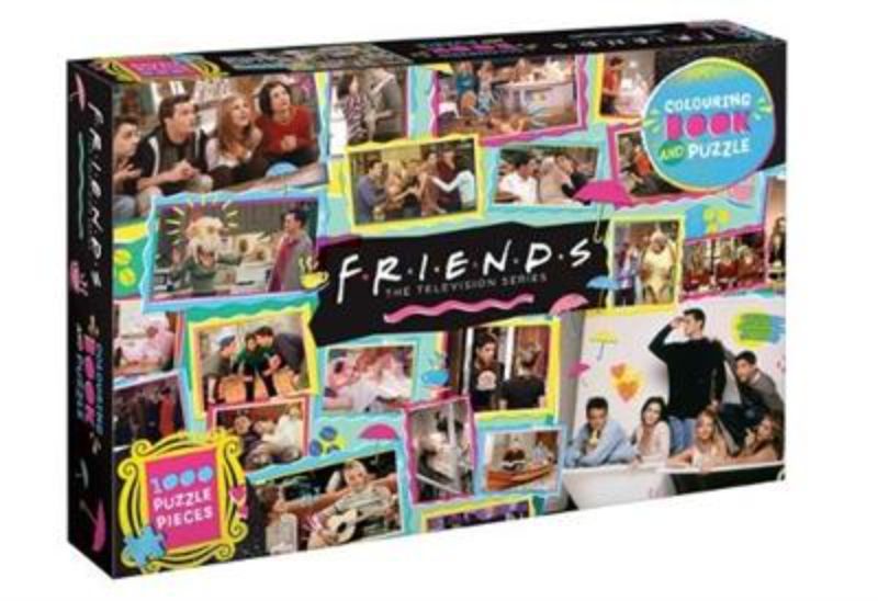 Friends: Adult Colouring Book and Puzzle (Warner Bros. 1000 Pieces)