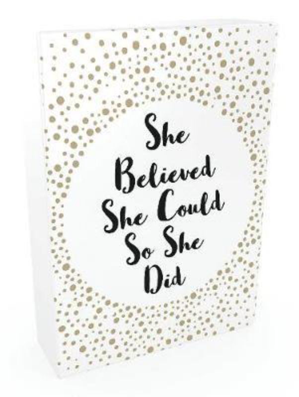 She Believed She Could So She Did (cards)