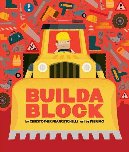 Buildablock Construction Machines Board Book for Children