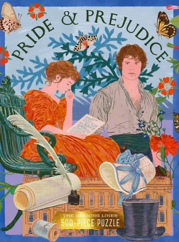 Pride & Prejudice Opening Lines 500-Piece Jigsaw Puzzle