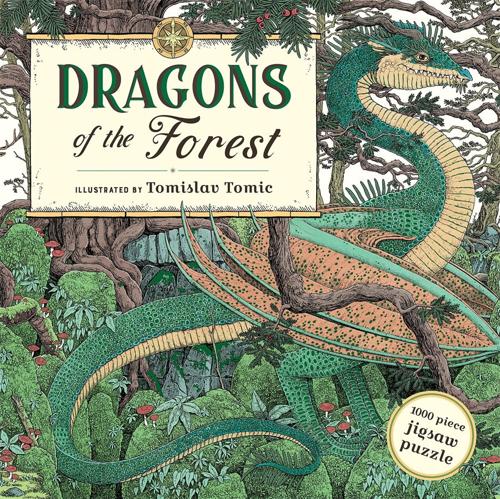 Dragons of the Forest 1000-Piece Foil Jigsaw Puzzle