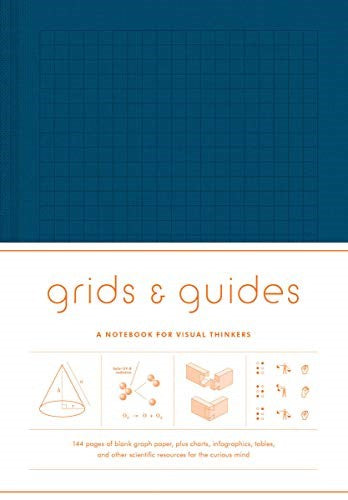 Grids Guides Navy Notebook Navy