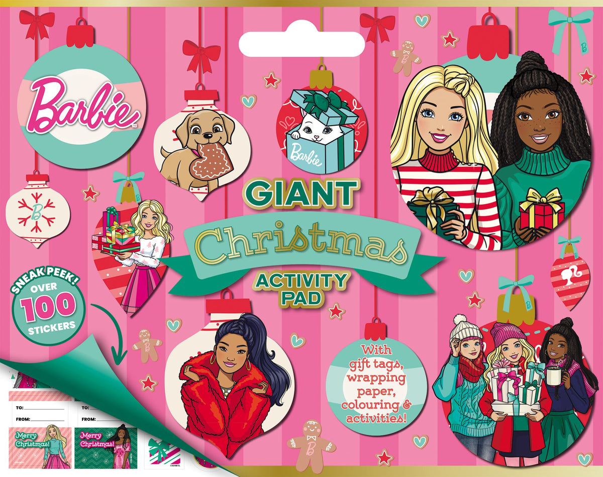 Barbie Christmas: Giant Activity Pad - Mattel
