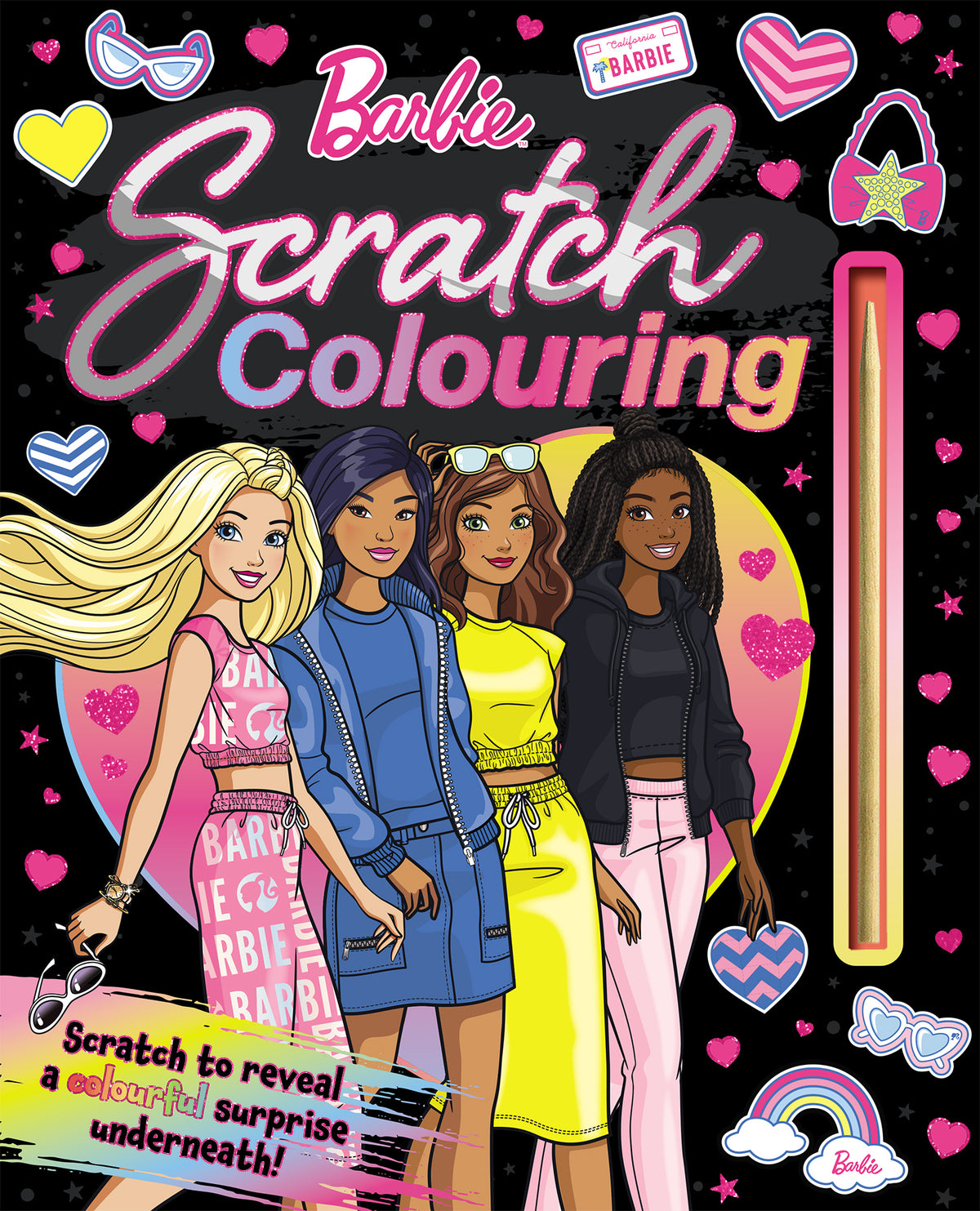 Barbie: Scratch Colouring - Mattel