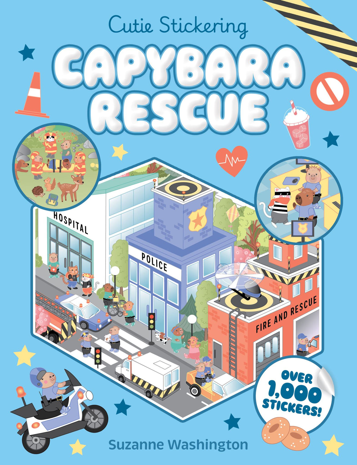 Capybara Rescue - Cutie Stickering Book 2