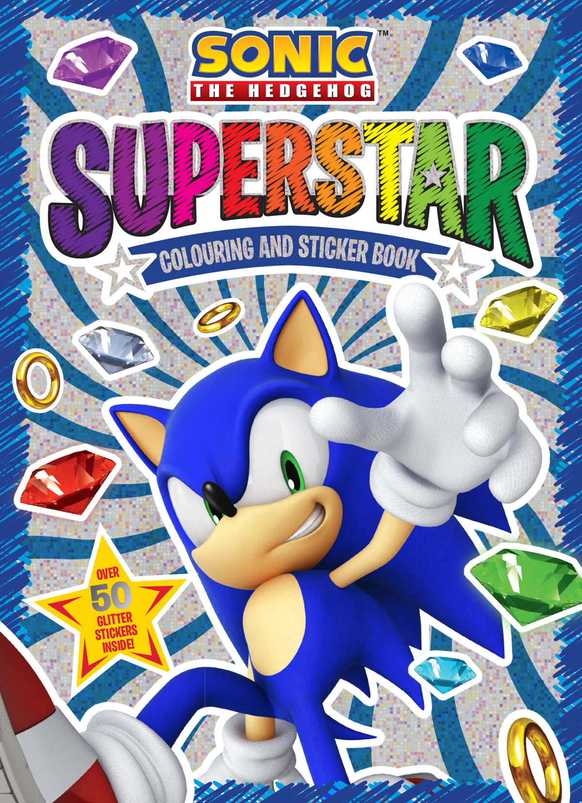 Sonic the Hedgehog: Superstar Colouring and Sticker Book (Sega)