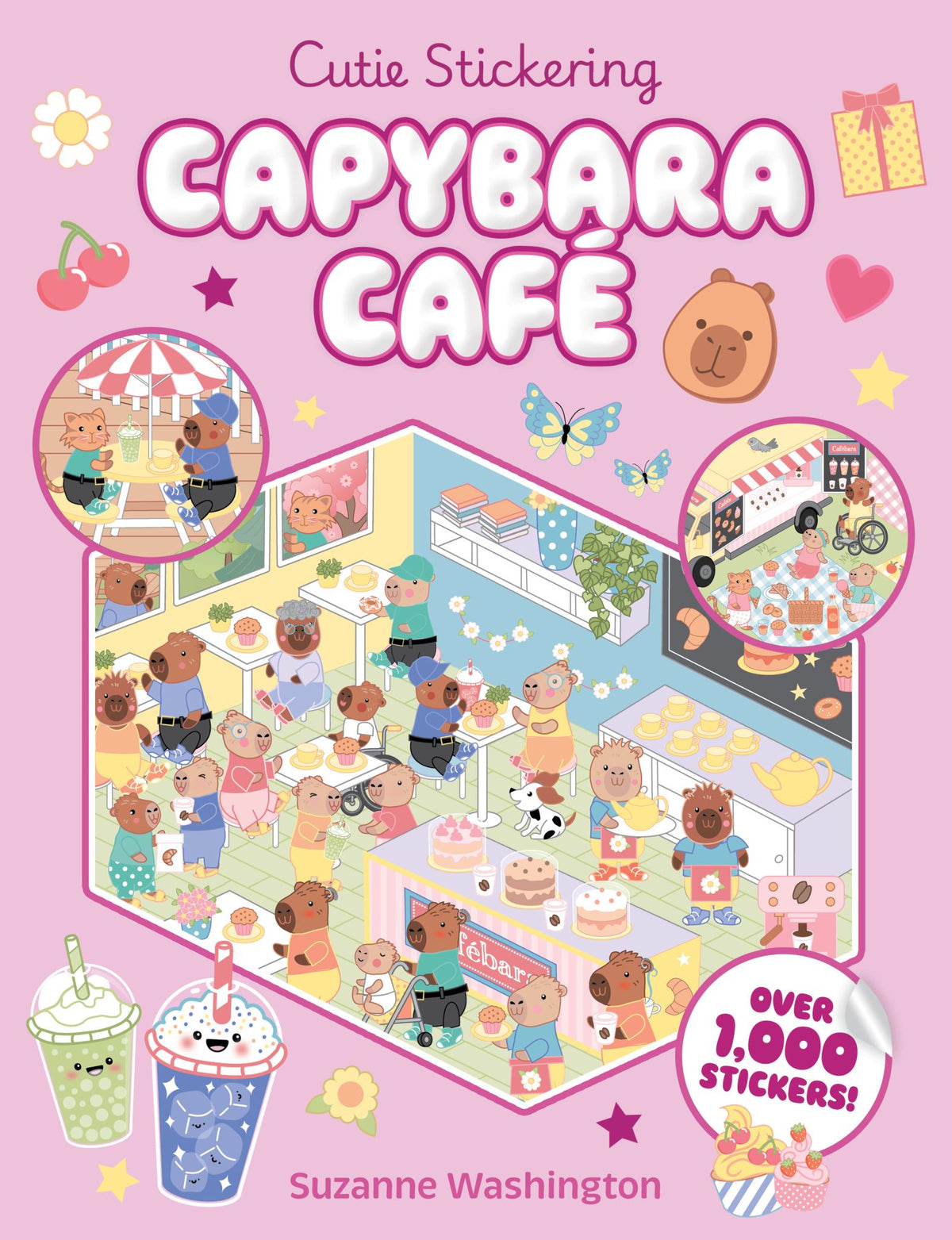 Capybara Cafe - Cutie Stickering Book 1