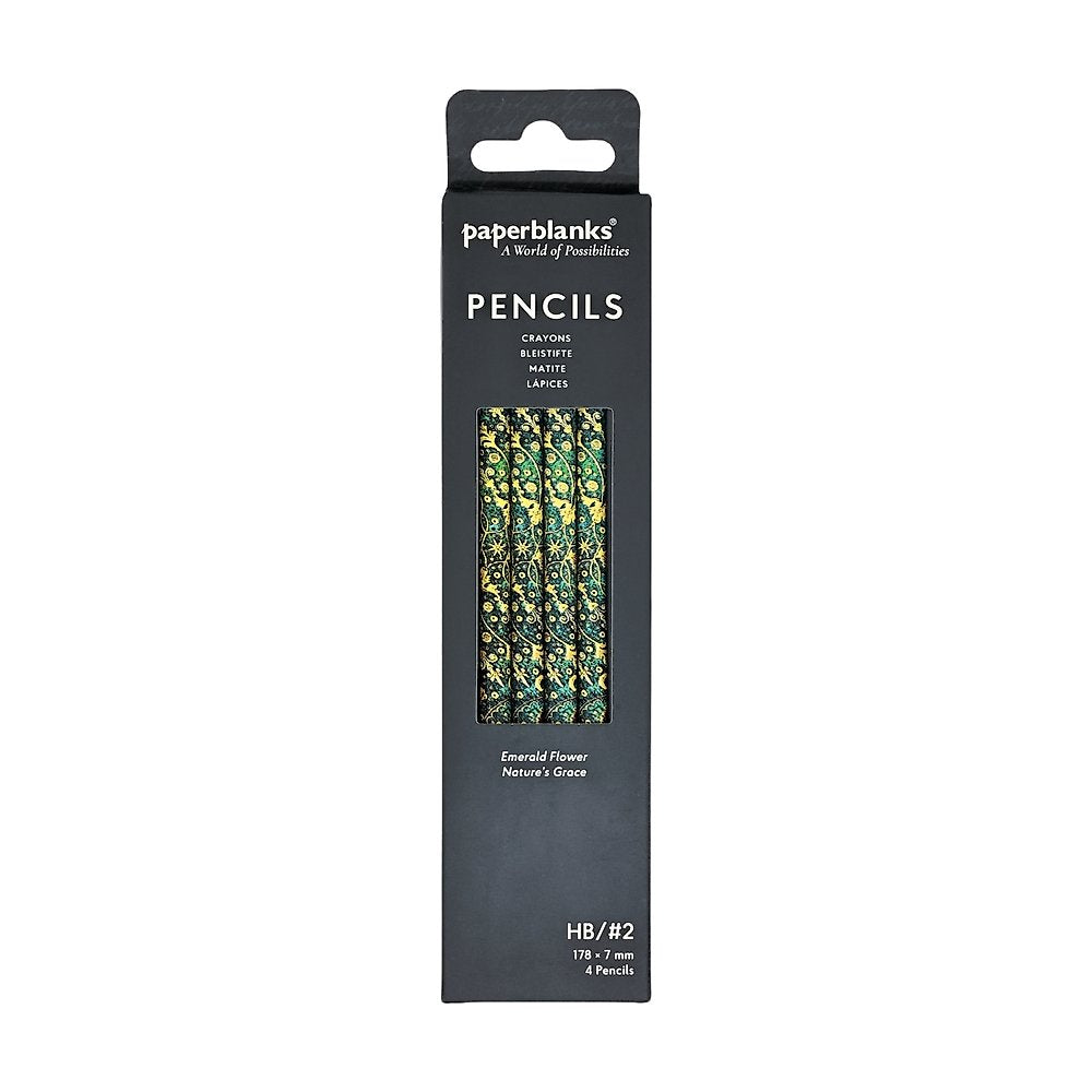 Emerald Flower (Nature s Grace) Pencil (4 Pack)