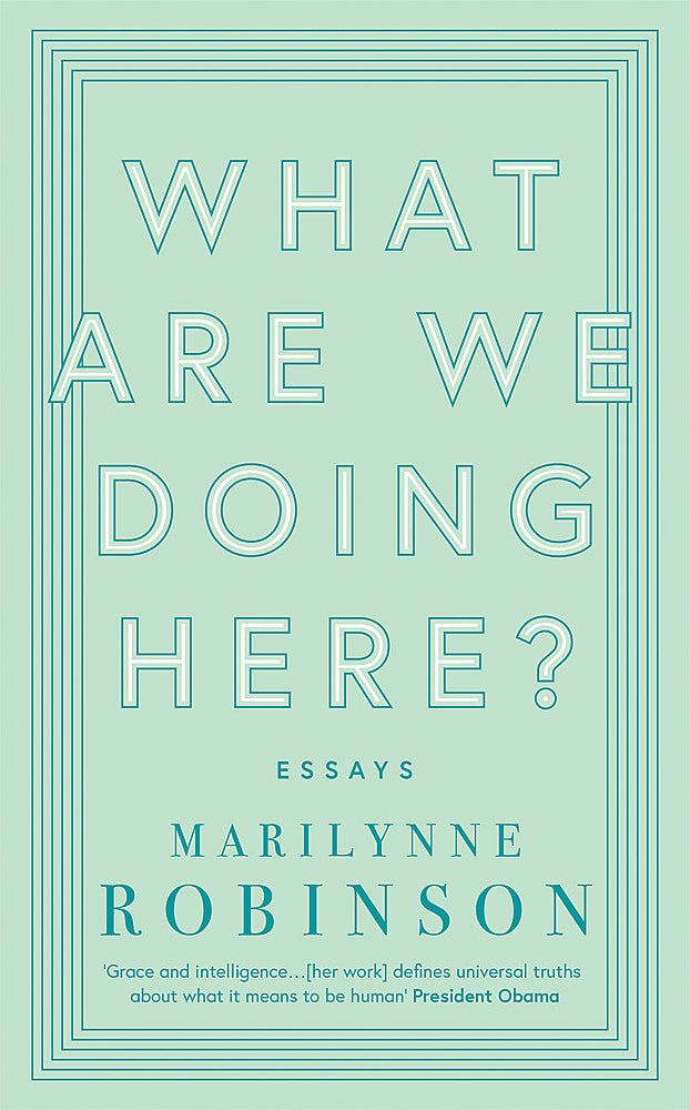 What are We Doing Here?