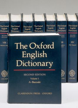 Oxford English Dictionary 20 Volume Set