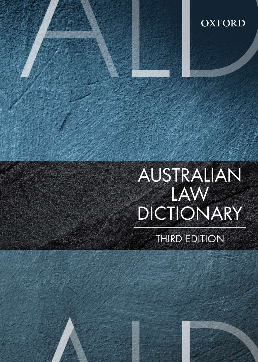 Australian Law Dictionary eBook rental