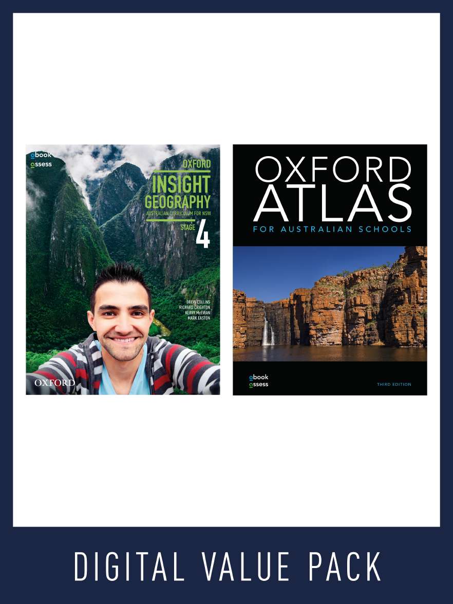 Oxford Insight Geography AC for NSW Stage 4 Atlas Digital Value Pack