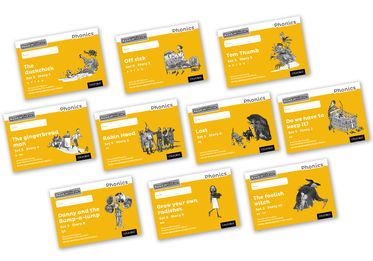 Read Write Inc Phonics: Black and White Yellow Set 5 Storybooks Mixed Pack of 10