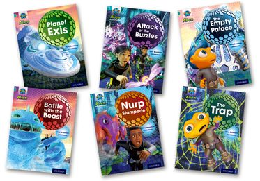 Project X Alien Adventures Turquoise Mixed Pack of 6