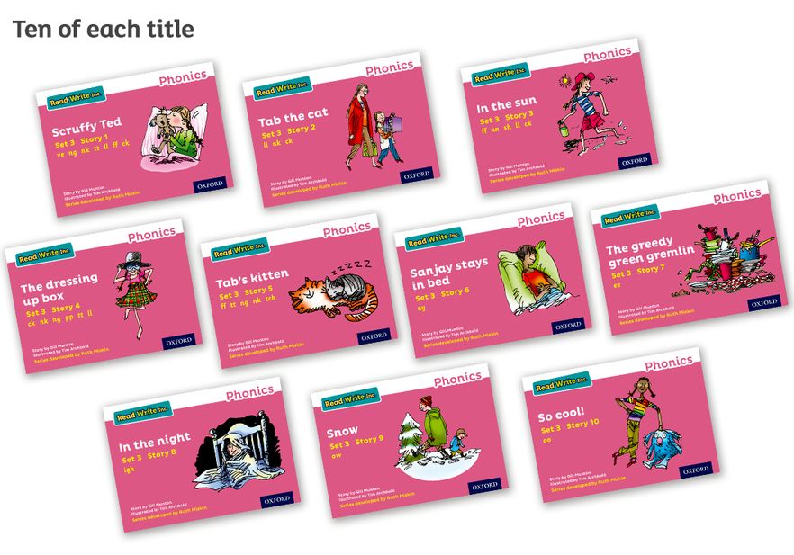 Read Write Inc Phonics: Pink Set 3 Storybooks Pack of 100
