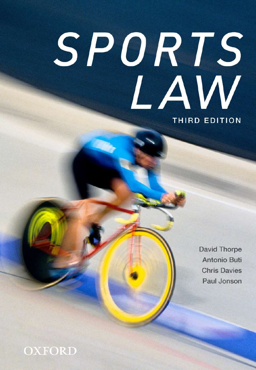 Sports Law eBook