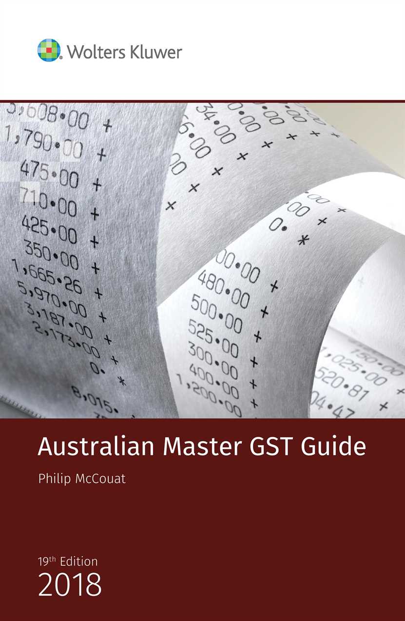 Australian Master GST Guide 2018