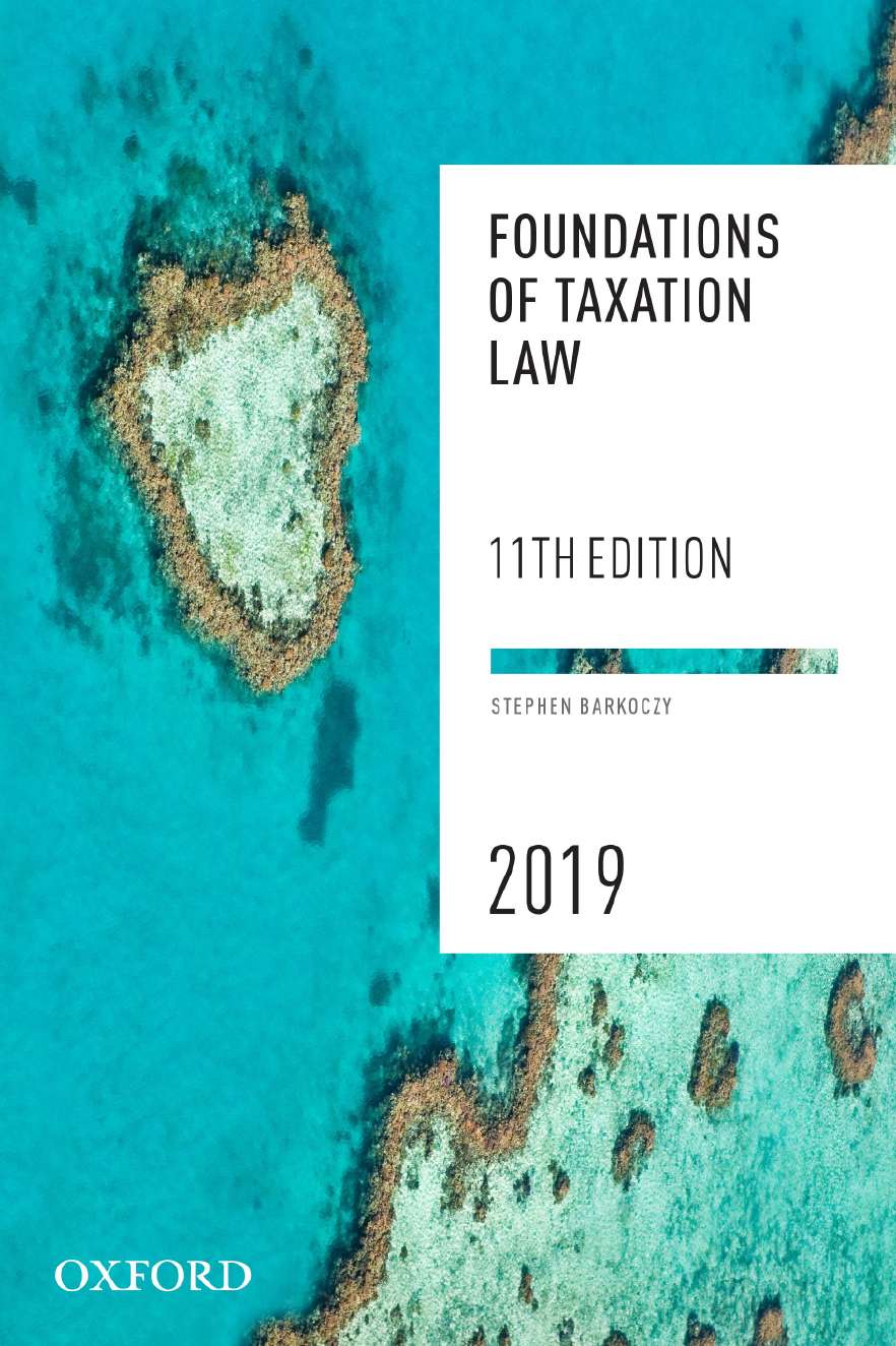 Foundations of Taxation Law 2019 eBook
