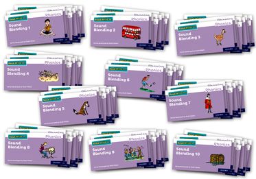 Read Write Inc Phonics Sound Blending Books Class Pack of 100 (10 of each)