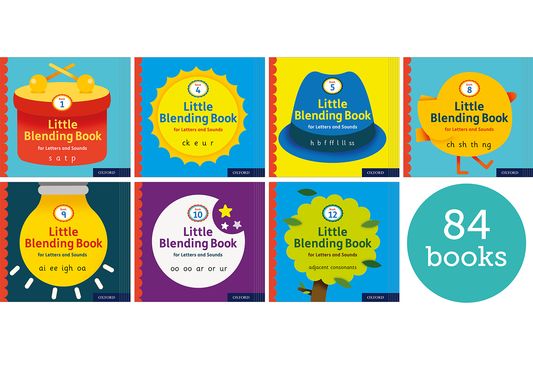 Little Blending Books for Letters and Sounds: Pack of 84