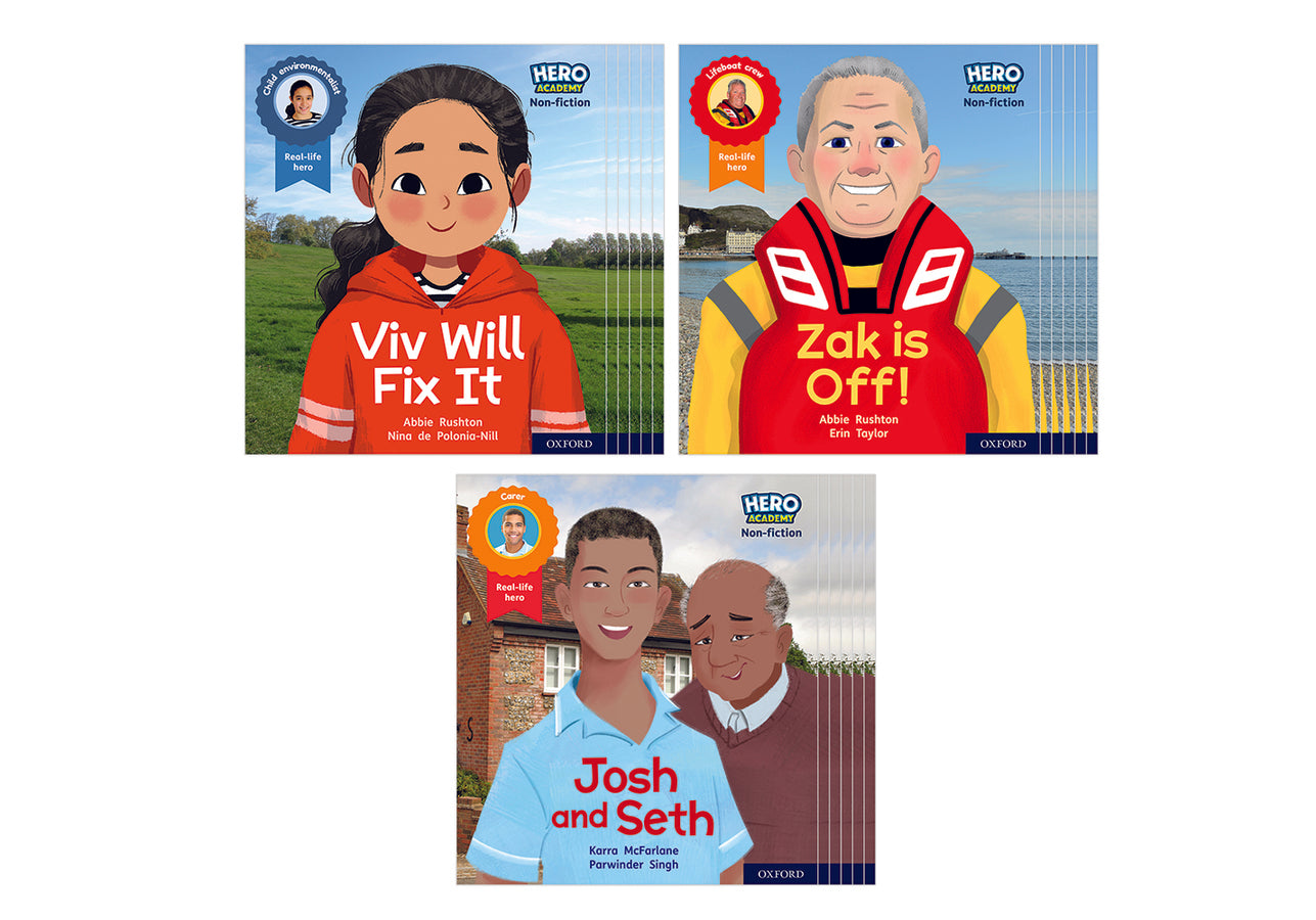 Hero Academy Non-fiction: Oxford Level 2, Red Book Band Class Pack