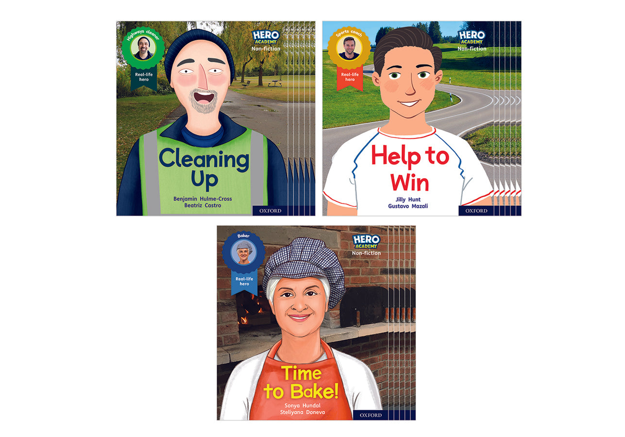Hero Academy Non-fiction: Oxford Level 5, Green Book Band Class Pack
