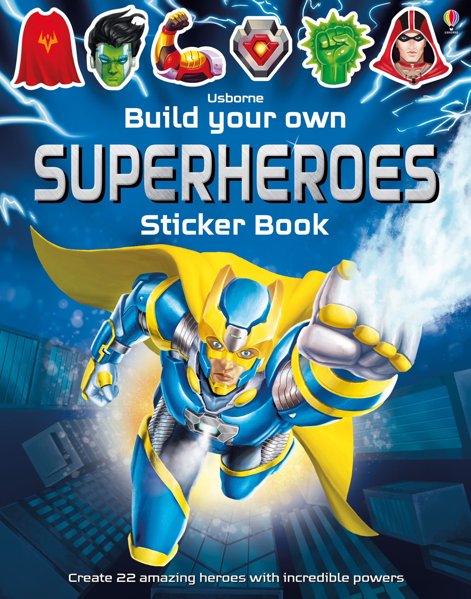 Build Your Own Superheroes Sticker Book