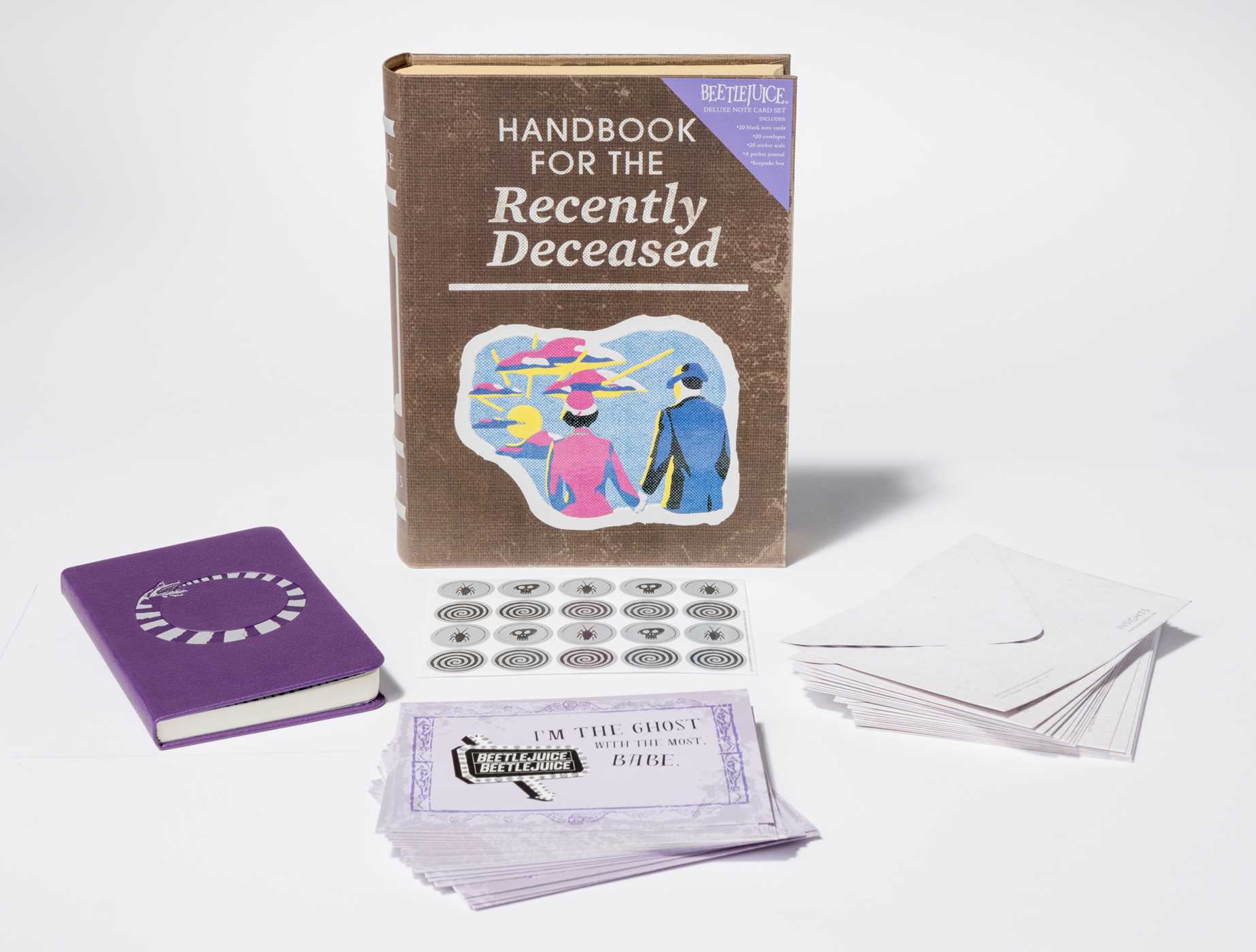 Beetlejuice: Handbook for the Recently Deceased Deluxe Note Card Set (With Keeps