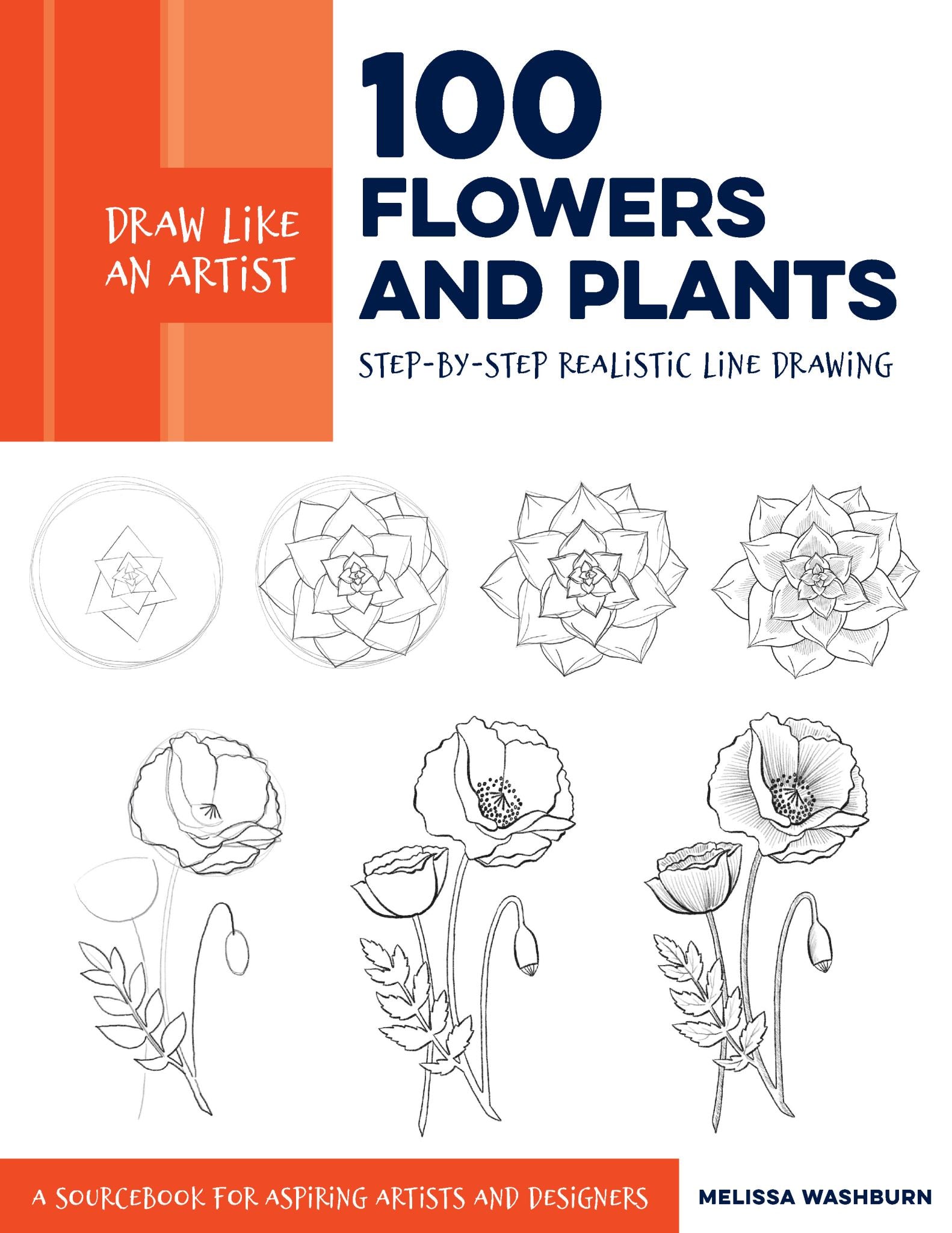 100 Flowers and Plants (Draw Like an Artist)