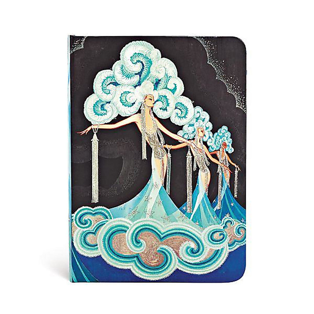 Plume (Vintage Vogue) Midi Lined Hardcover Journal (Elastic Band Closure)