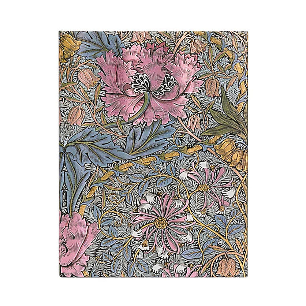 Morris Pink Honeysuckle (William Morris) Ultra Unlined Hardcover Journal