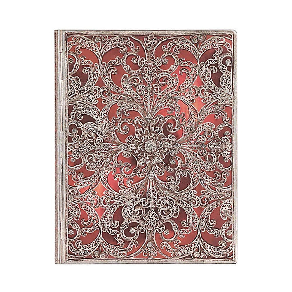 Garnet (Silver Filigree Collection) Ultra Unlined Softcover Flexi Journal