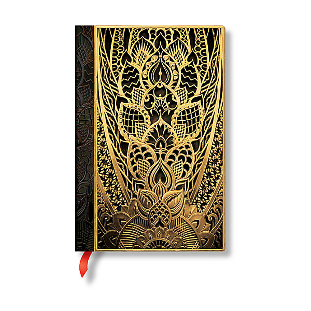 The Chanin Rise (New York Deco) Mini Lined Hardback Journal (Elastic Band Closur