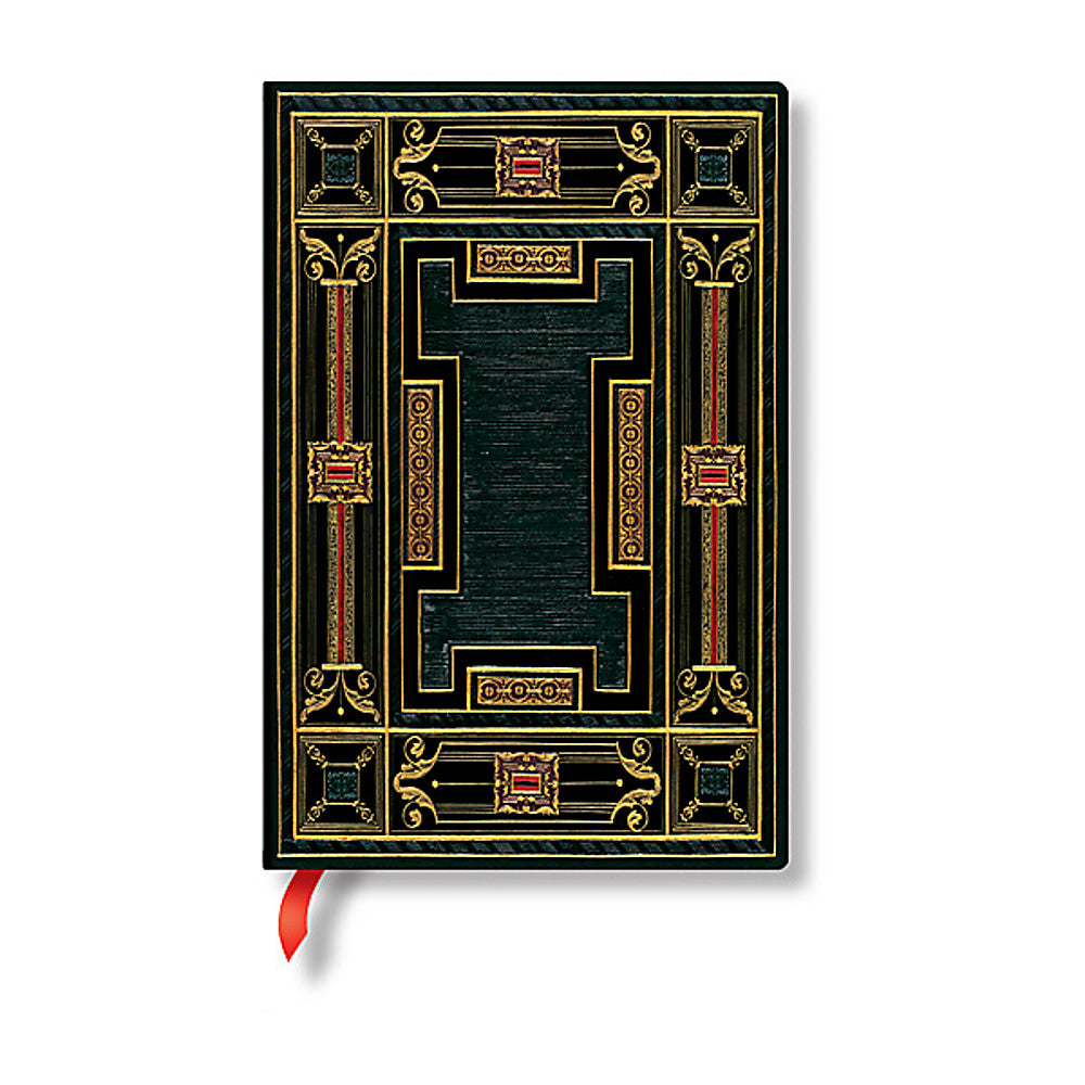 Onyx (Asterales) Mini Lined Hardback Journal (Elastic Band Closure)