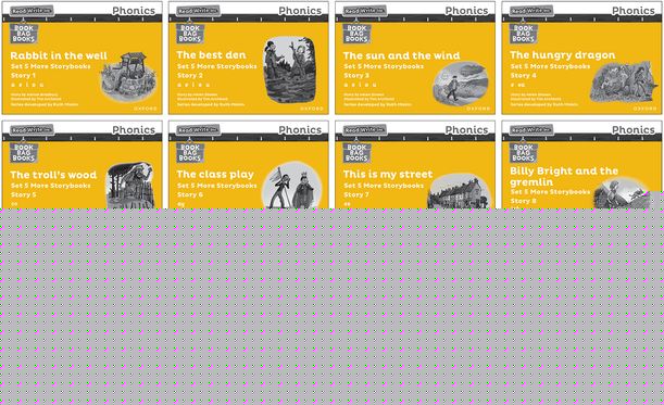 Read Write Inc Phonics: Black & White Yellow 5 More SB Mix Pack 10