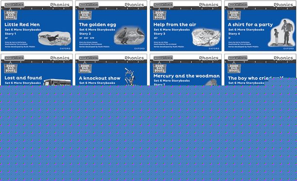Read Write Inc Phonics: Black & White Blue 6 More SB Mix Pack 10
