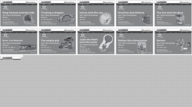 Read Write Inc Phonics: Black & White Grey 7 More SB Mix Pack 13