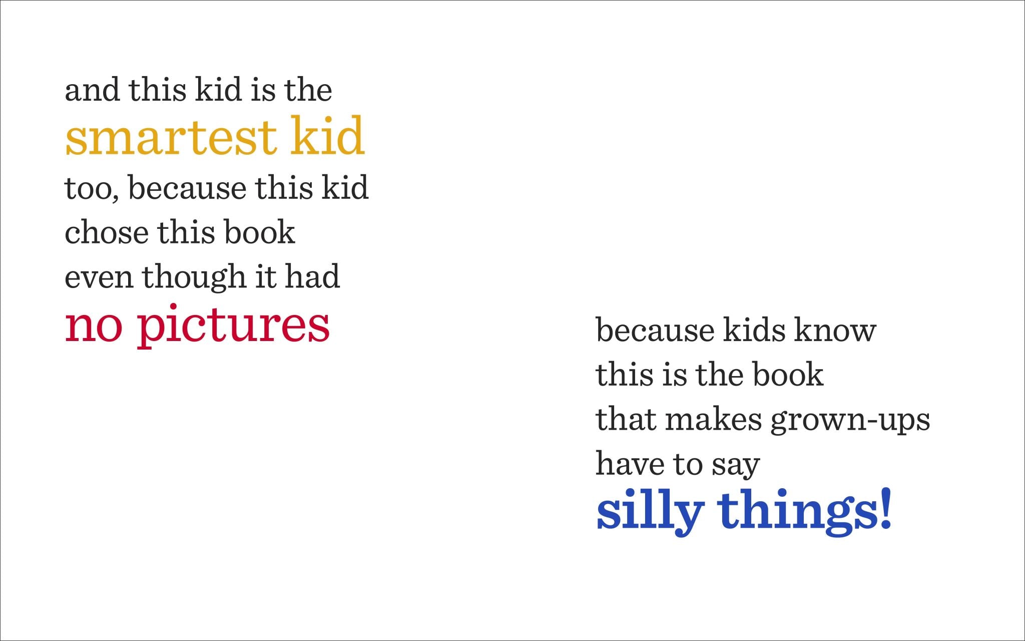 Book With No Pictures